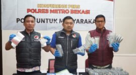 AKBP Hannry PH Tambunan saat menjabat sebagai Kasat Narkoba Polres Metro Bekasi.