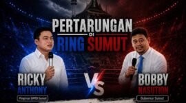 Pimpinan DPRD Sumut Ricky Anthony VS Gubernur Sumut Bobby Nasution.
