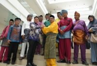Pimpinan DPRD Sumut menyambut kehadiran Sulthan XIV Langkat Tengku Ariefnda Abdul Jalil Rahmatshah.
