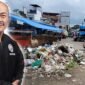 Adhan Nur, tokoh masyarakat mengkritisi ruas jalan di Babalan karena didominasi pedagang.